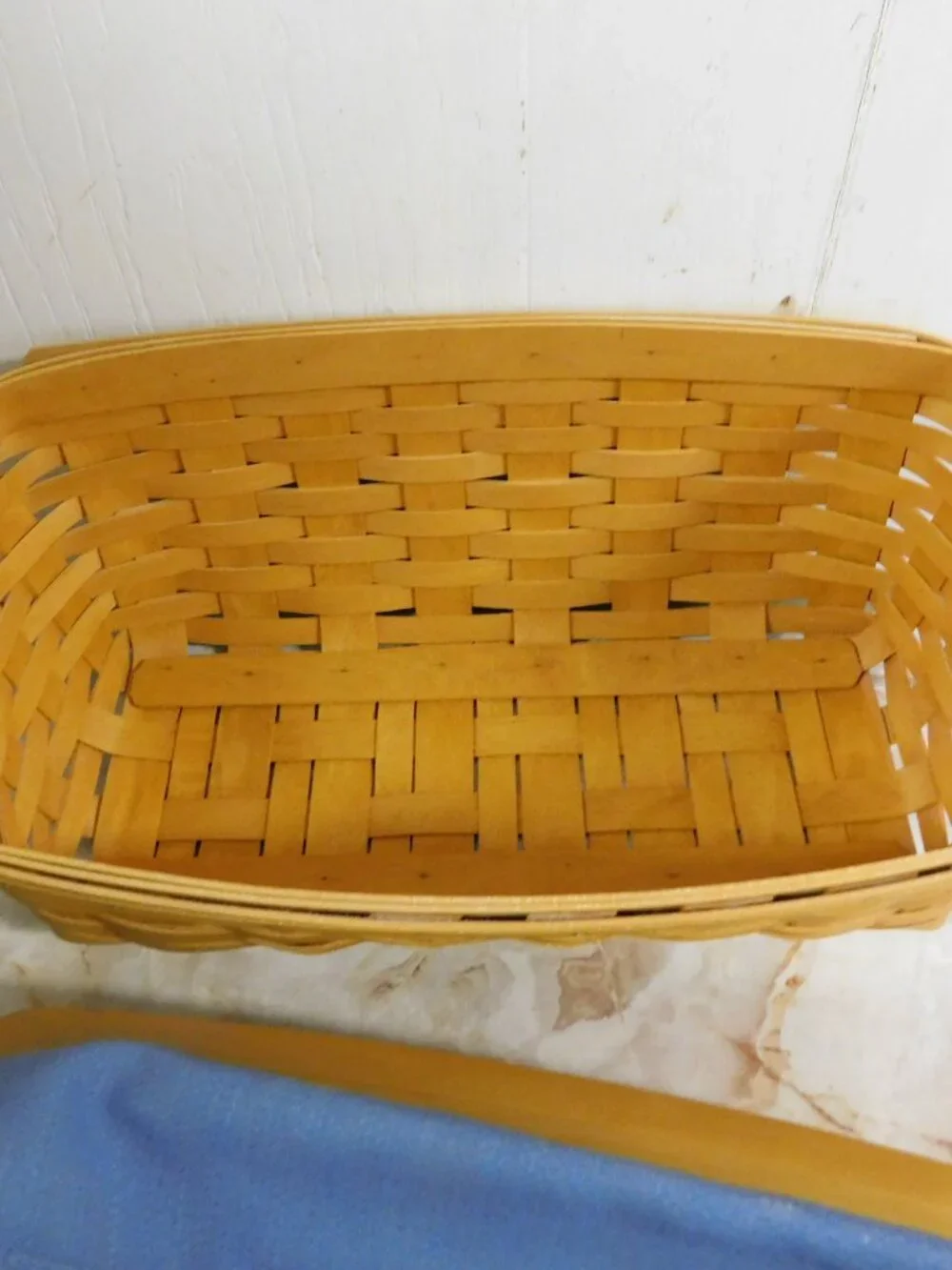 Longaberger 2002 Vanity Basket Combo Protector Liner & LId